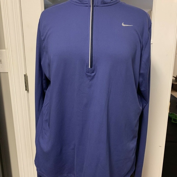 Nike Tops - Womens Nike Dri Fit Quarter Zip Size XL Purple